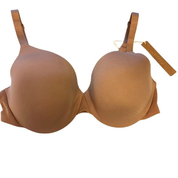 SKIMS NWT Full Coverage Lightly Lined Bra in Color Sienna Size 34C - Picture 3 of 7